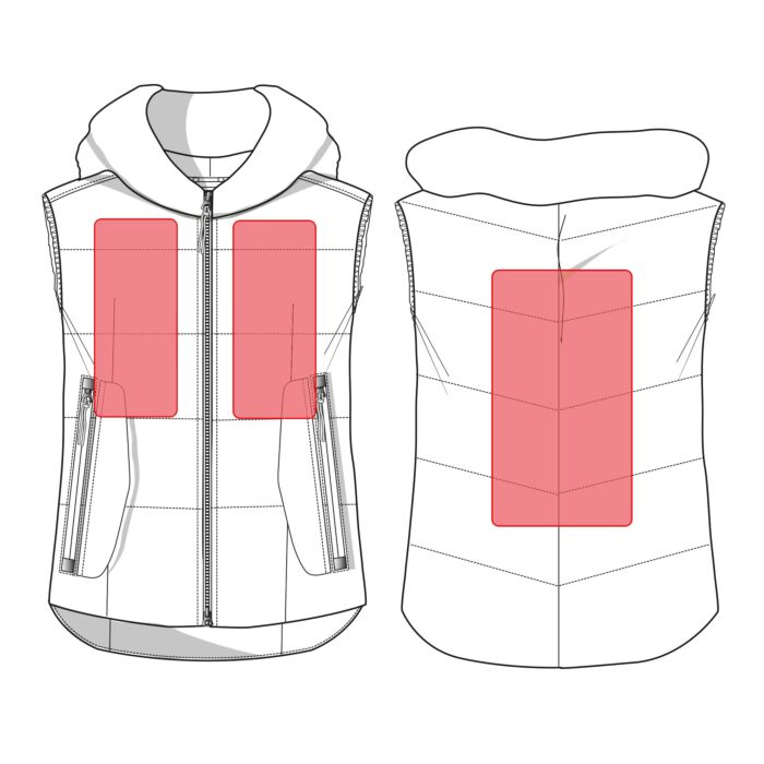 HKM - Gilet chauffant Canada M