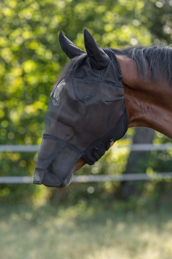 Covalliero - Masque anti mouches + nez cheval