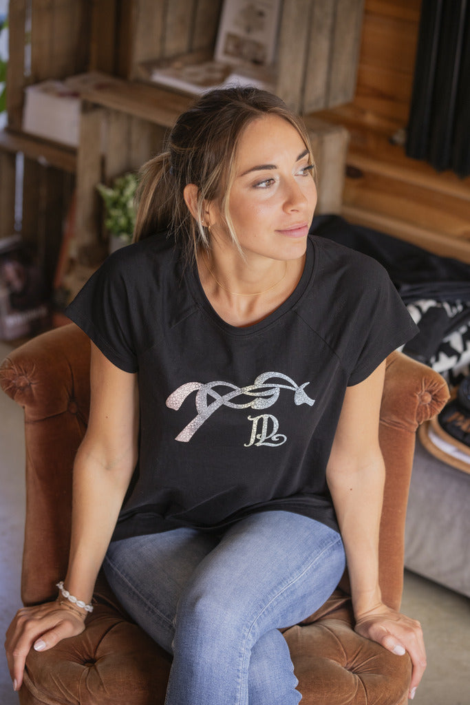 Pénélope - T Shirt Funky noir S