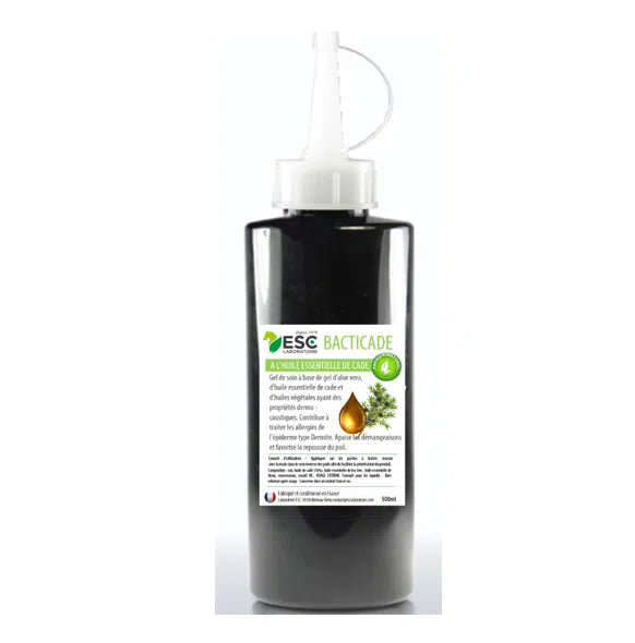 ESC - BACTICADE – A l’huile de cade – Soin externe démangeaisons saisonnières cheval 500mL