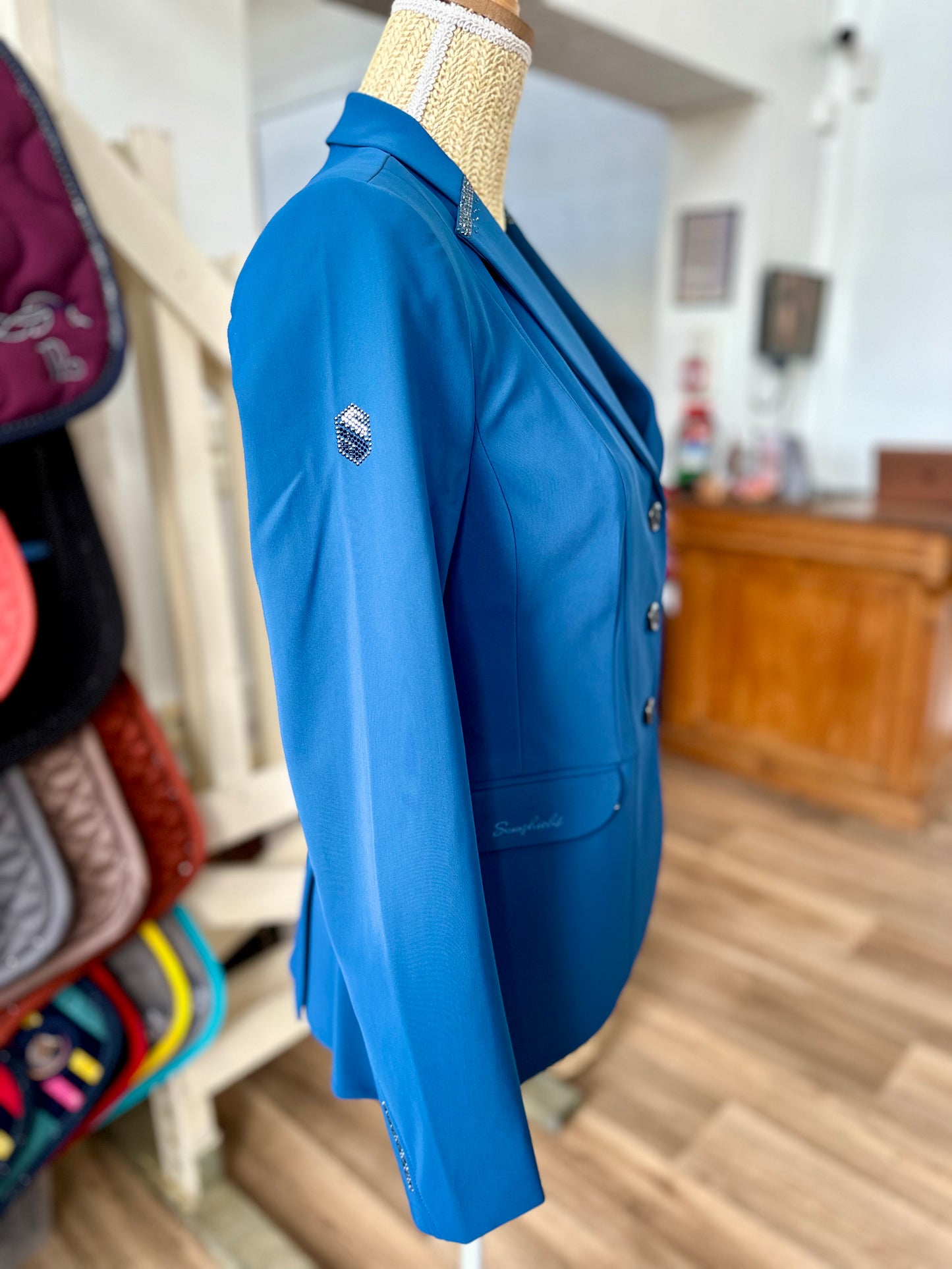 Samshield - Veste de concours Victory Pearl 36 bleu poseidon