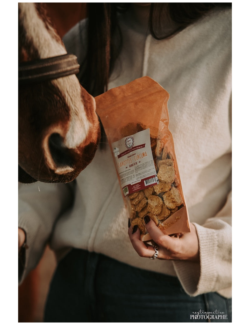 Happy Crackers - Crackers Graines de lin Carottes Curcuma