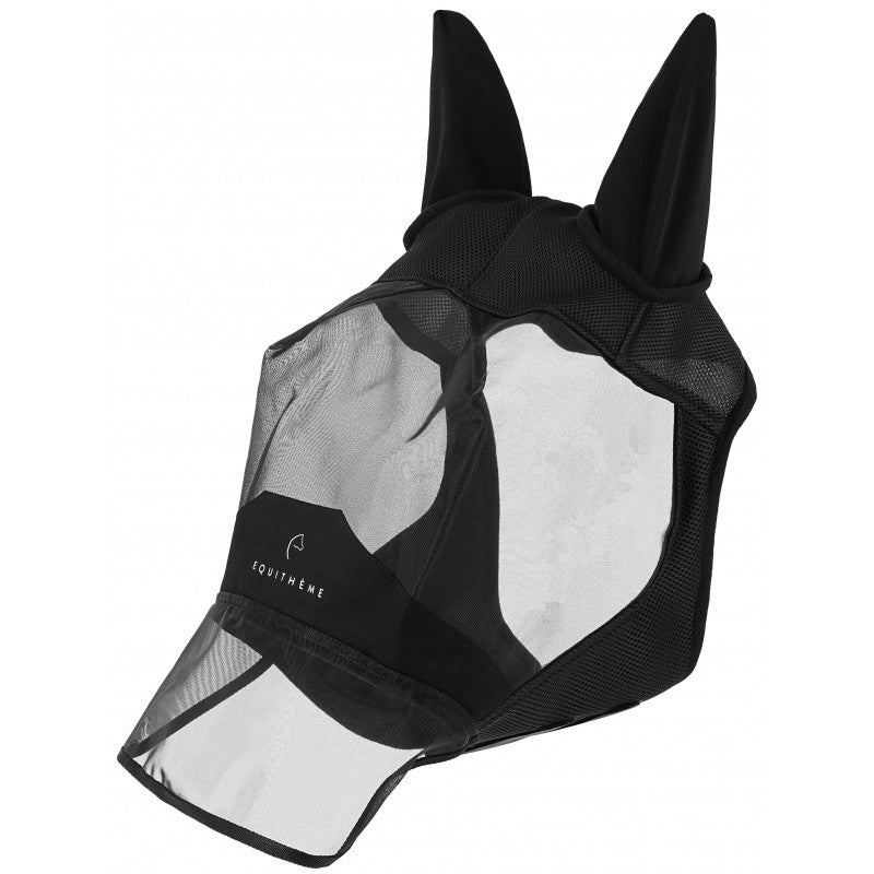 Masque anti-mouches anti-UV EQUITHÈME Mesh + Nez L