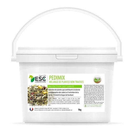 ESC - PEDIMIX – Circulation sanguine sabot du cheval – Mélange de plantes 1kg