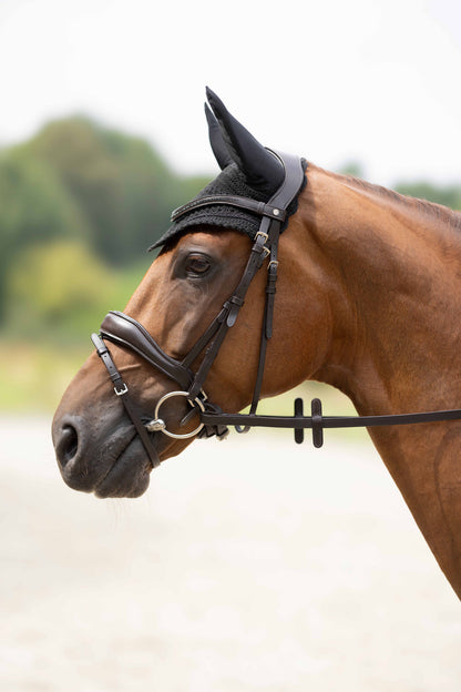 HKM - Bonnet Daphne noir cheval