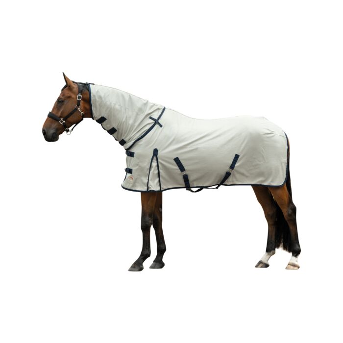 HKM - Couverture anti mouches avec couvre cou Rain II