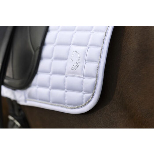 Tapis Amalfi dressage blanc