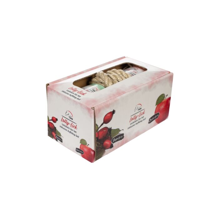 Lolly lick lot de 2 églantier/pomme