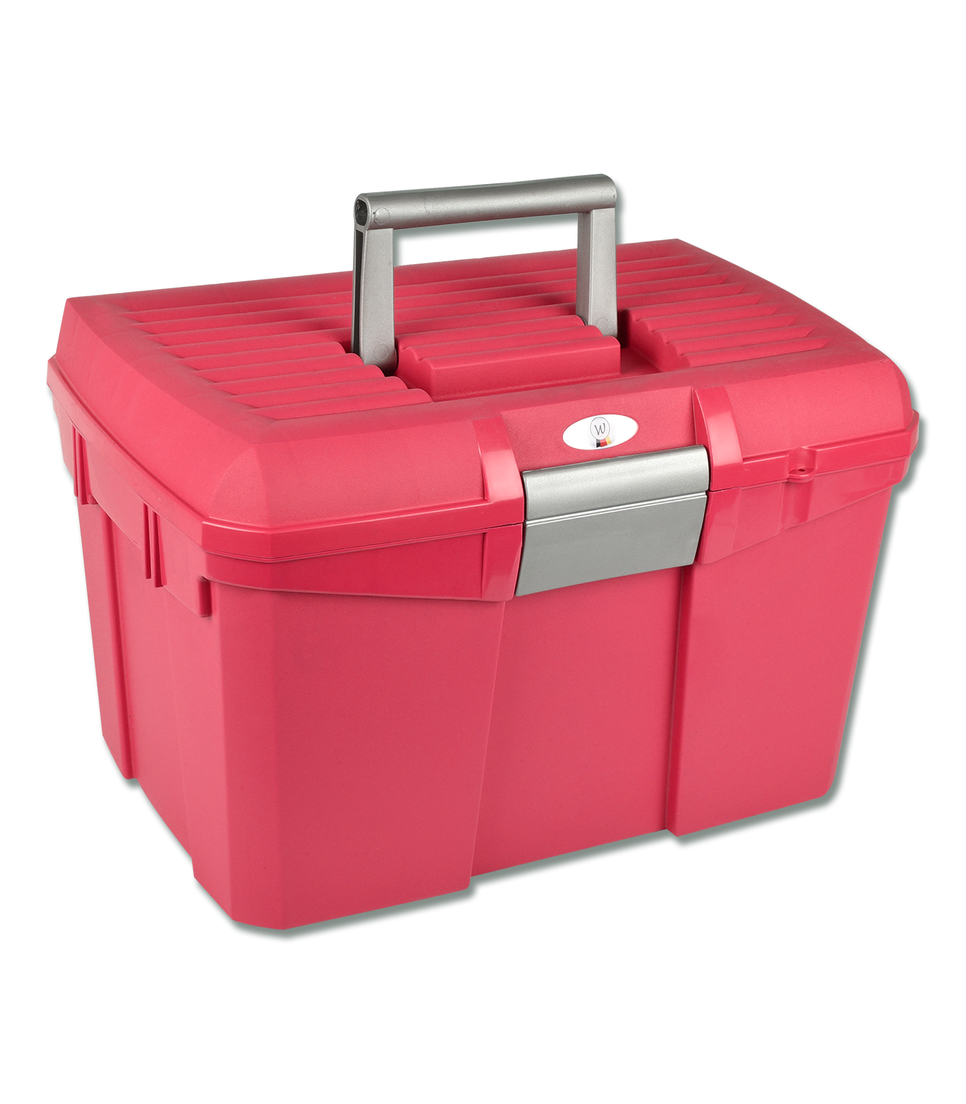 Coffret de pansage, framboise-gris