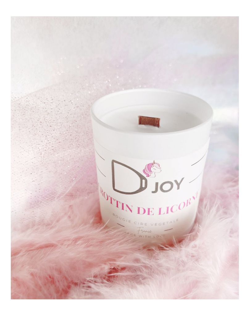DJoy - Bougie 'Crottin de licorne'