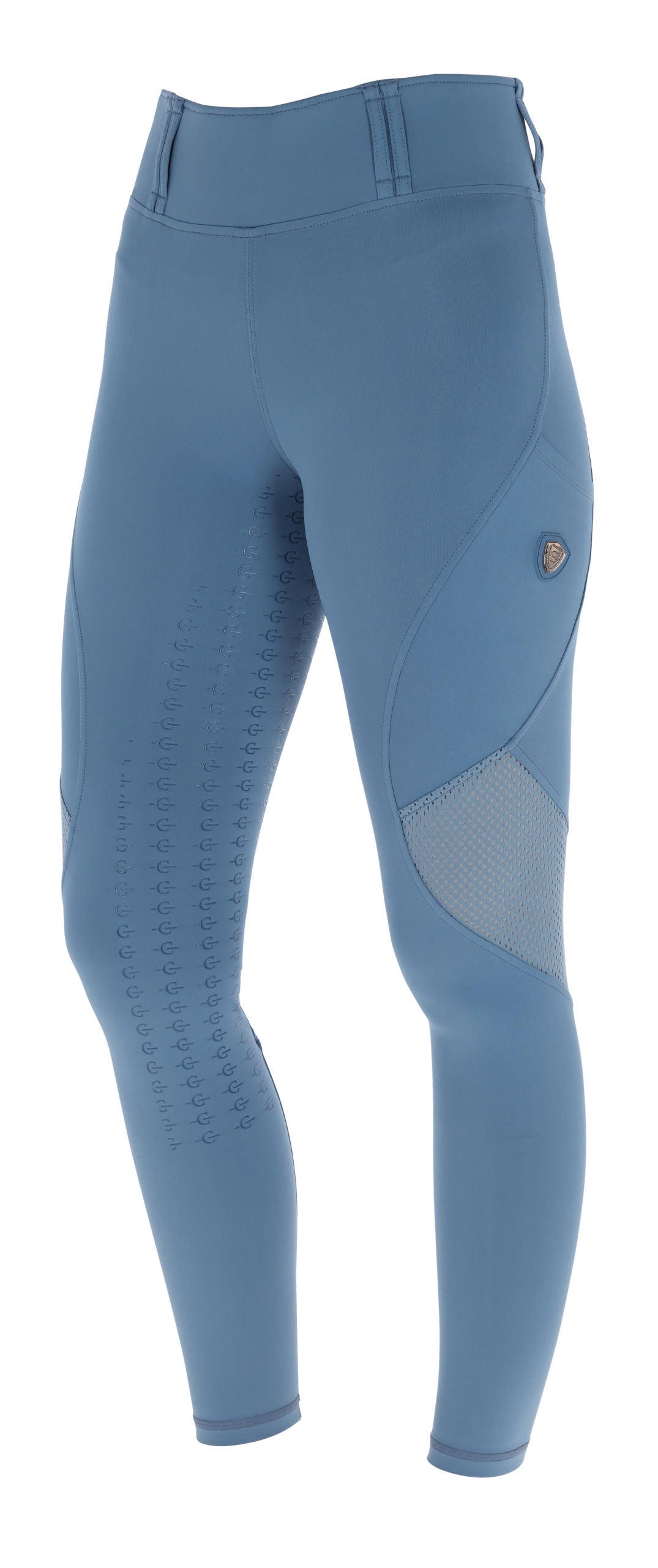 Collants d'équitation Covallie Femme, smoked blue, 36/38