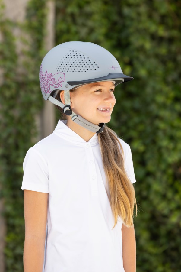Covalliero - Casque Beauty gris 52-54
