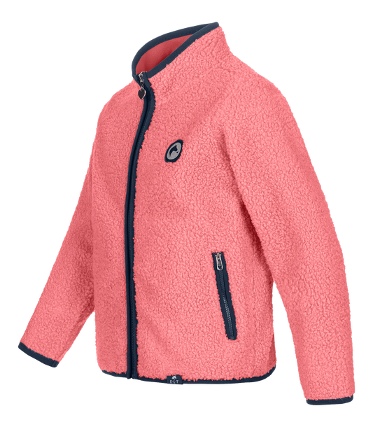 Veste Sherpa Lucky Lana, pour enfants, rose rouge-Lucky Heart