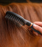 Brosse à longs poils avec poignée gel, noir-or rose