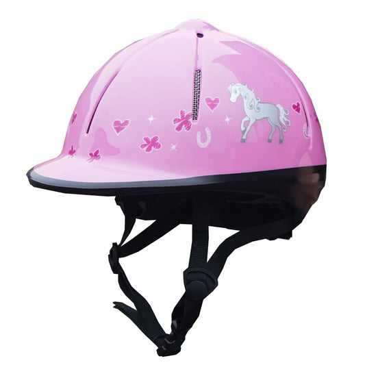 Horka - Casque Rider rose 53-57cm
