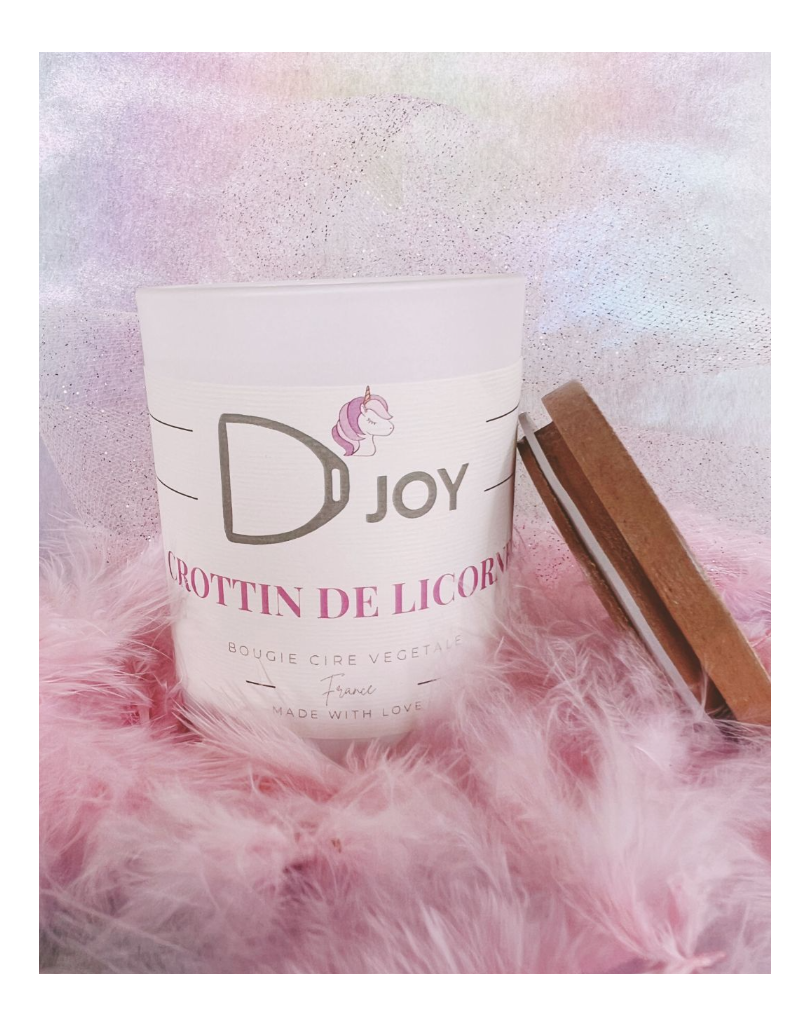 DJoy - Bougie 'Crottin de licorne'