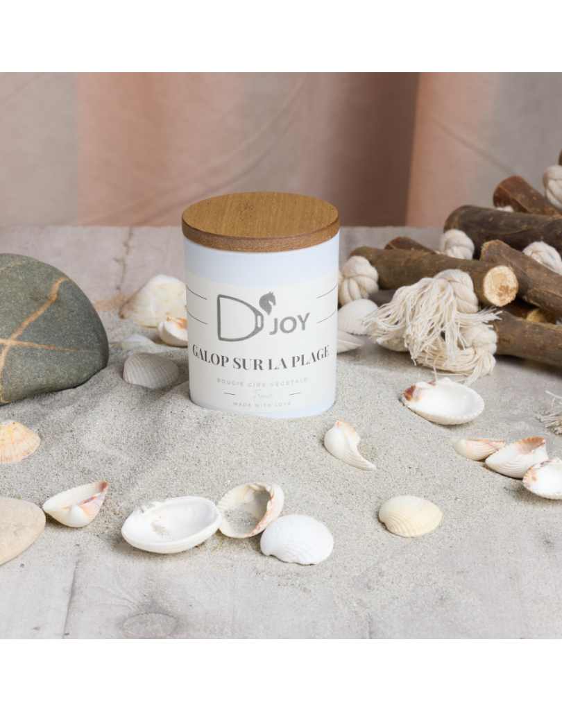 DJoy - Bougie 'Galop sur la plage' 150g