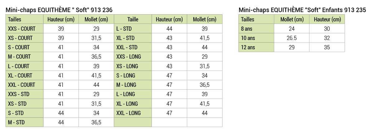 Equithème - Mini Chaps soft cuir marron