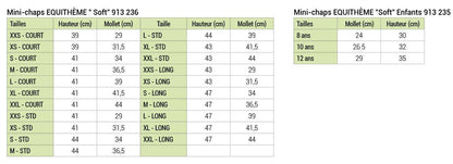 Equithème - Mini Chaps soft cuir marron