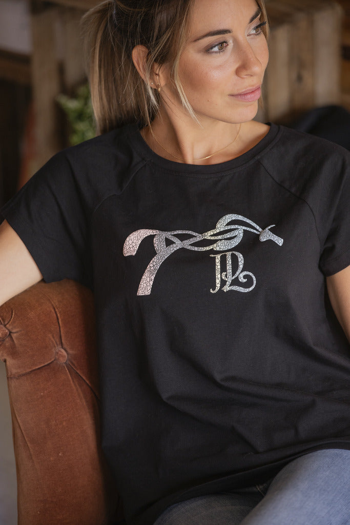 Pénélope - T Shirt Funky noir S