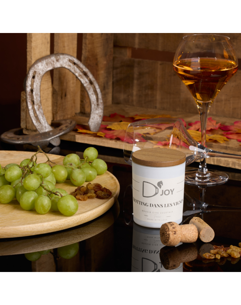 DJoy - Bougie 'Trotting dans les vignes' 150g