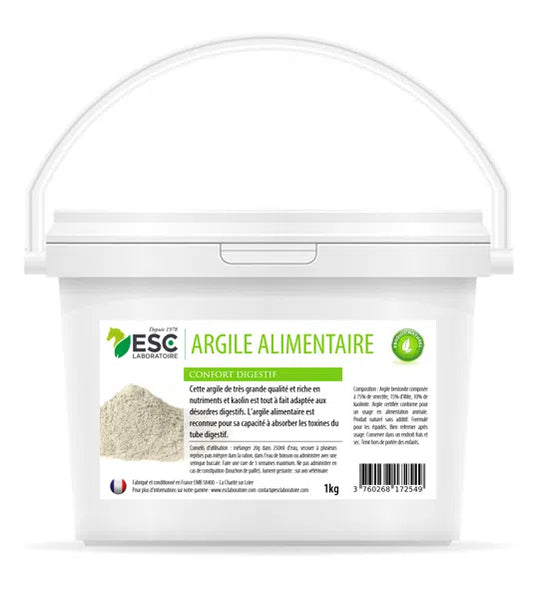 ESC Laboratoire - Argile alimentaire 1kg