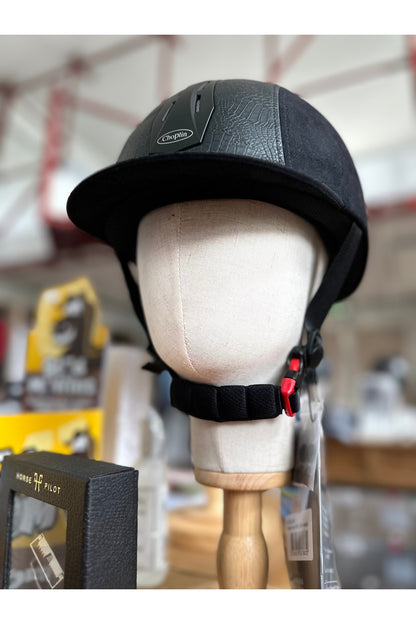 Casque Choplin Aéro Lamé réglable - Sellerie du Loudunais Casque Choplin Aéro Lamé réglable - Sellerie du Loudunais