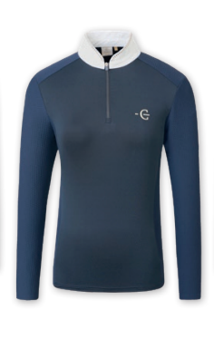 Maillot de compétition à manch Femme, dark navy, S