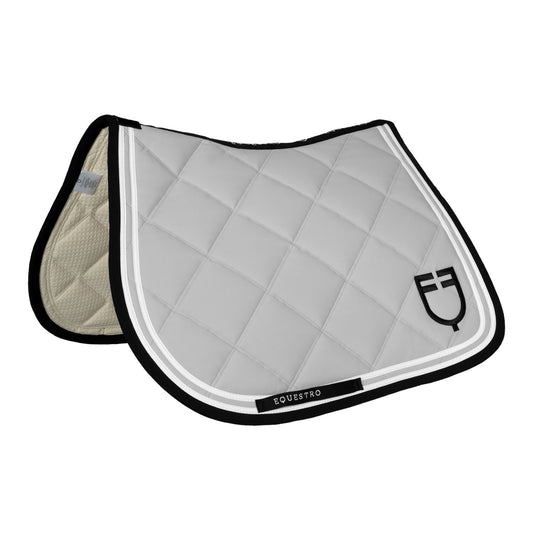 Equestro - DOUBLE STRIPES QUILTING JUMPING SADDLE PAD SIZE FULL