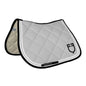 Equestro - DOUBLE STRIPES QUILTING JUMPING SADDLE PAD SIZE FULL