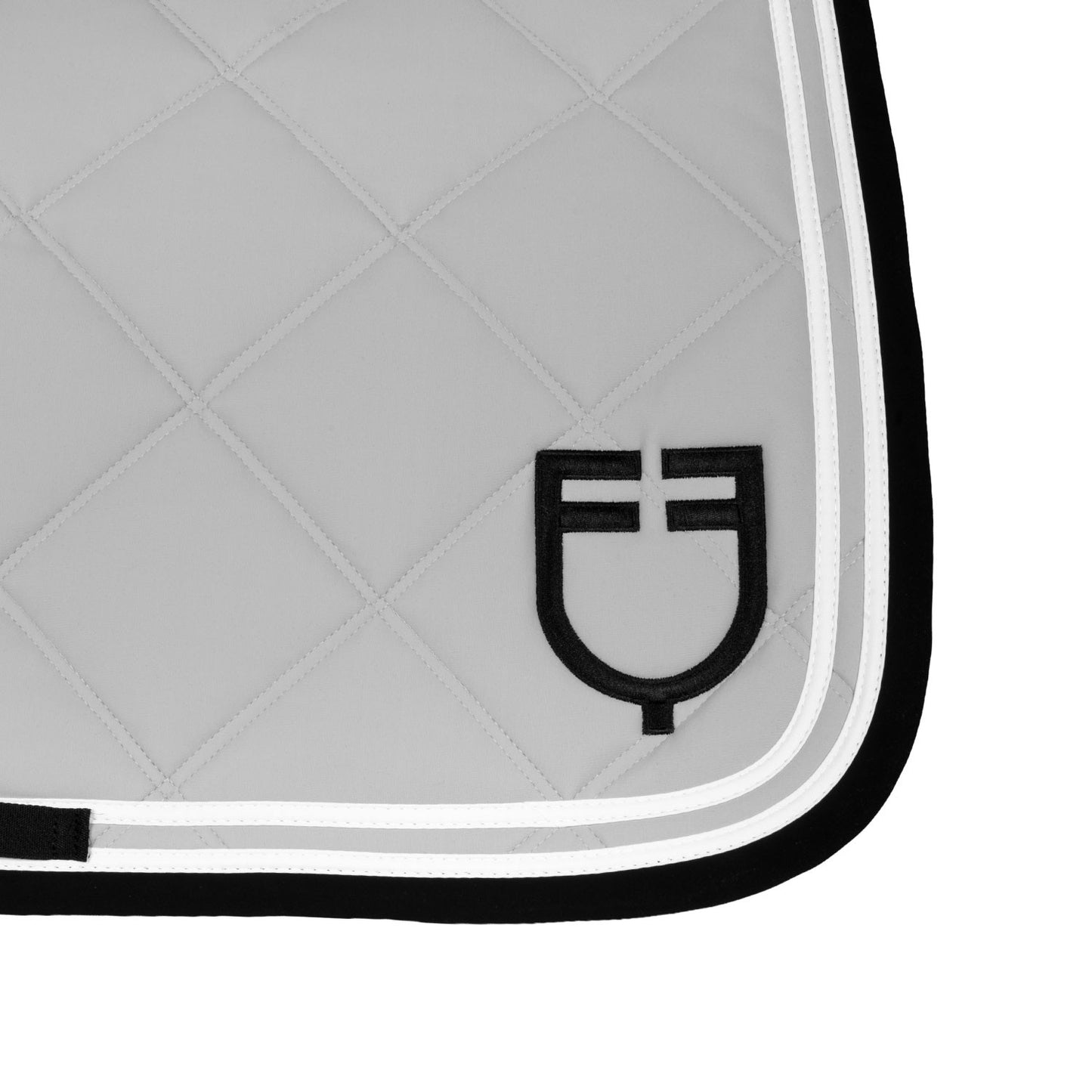 Equestro - DOUBLE STRIPES QUILTING JUMPING SADDLE PAD SIZE FULL