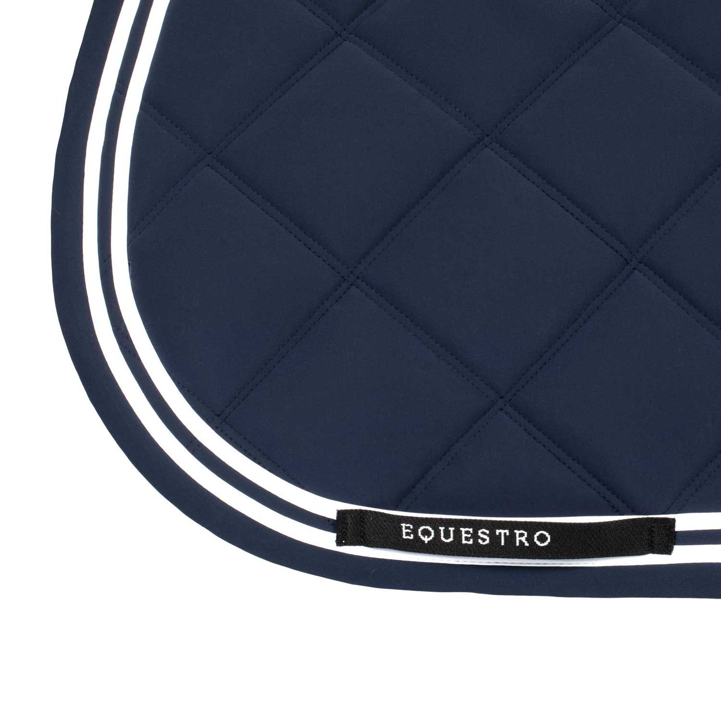 Equestro - DOUBLE STRIPES QUILTING JUMPING SADDLE PAD SIZE FULL