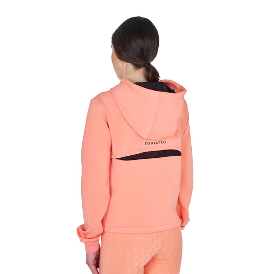 Equestro - Sweat à capuche découpé pour femme