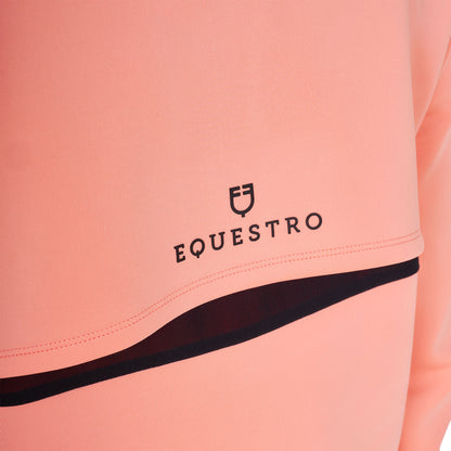 Equestro - Sweat à capuche découpé pour femme