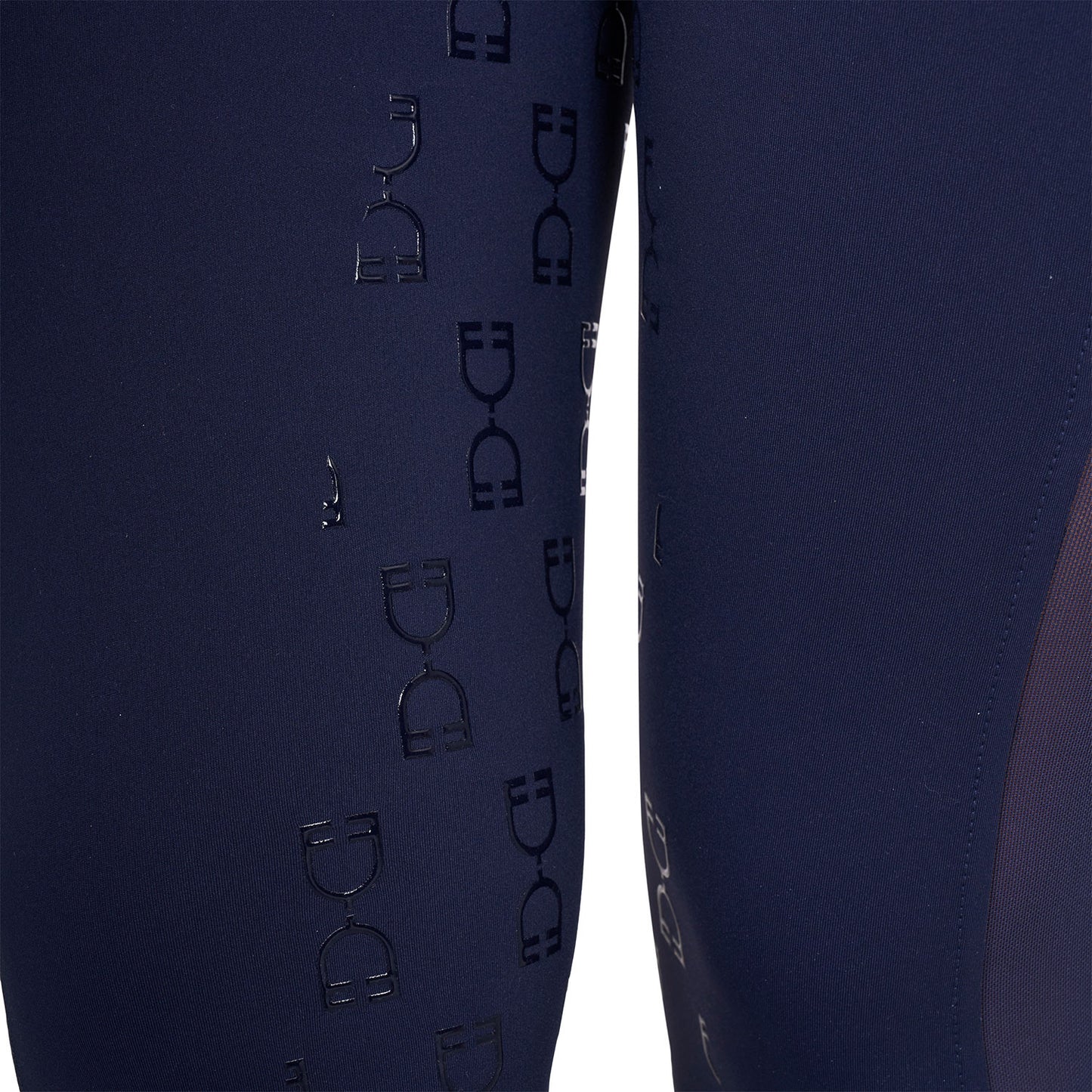 Equestro - WOMEN'S MICRO MESH LEGGINGS SIZE M COLOR NAVY BLAZER