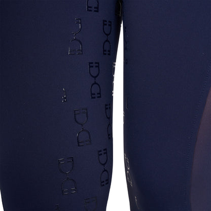 Equestro - WOMEN'S MICRO MESH LEGGINGS SIZE M COLOR NAVY BLAZER