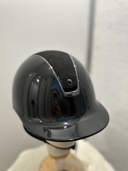 Samshield - Shadow Glossy 2.0 noir Alcantara noir blason Crystal fabric noir M