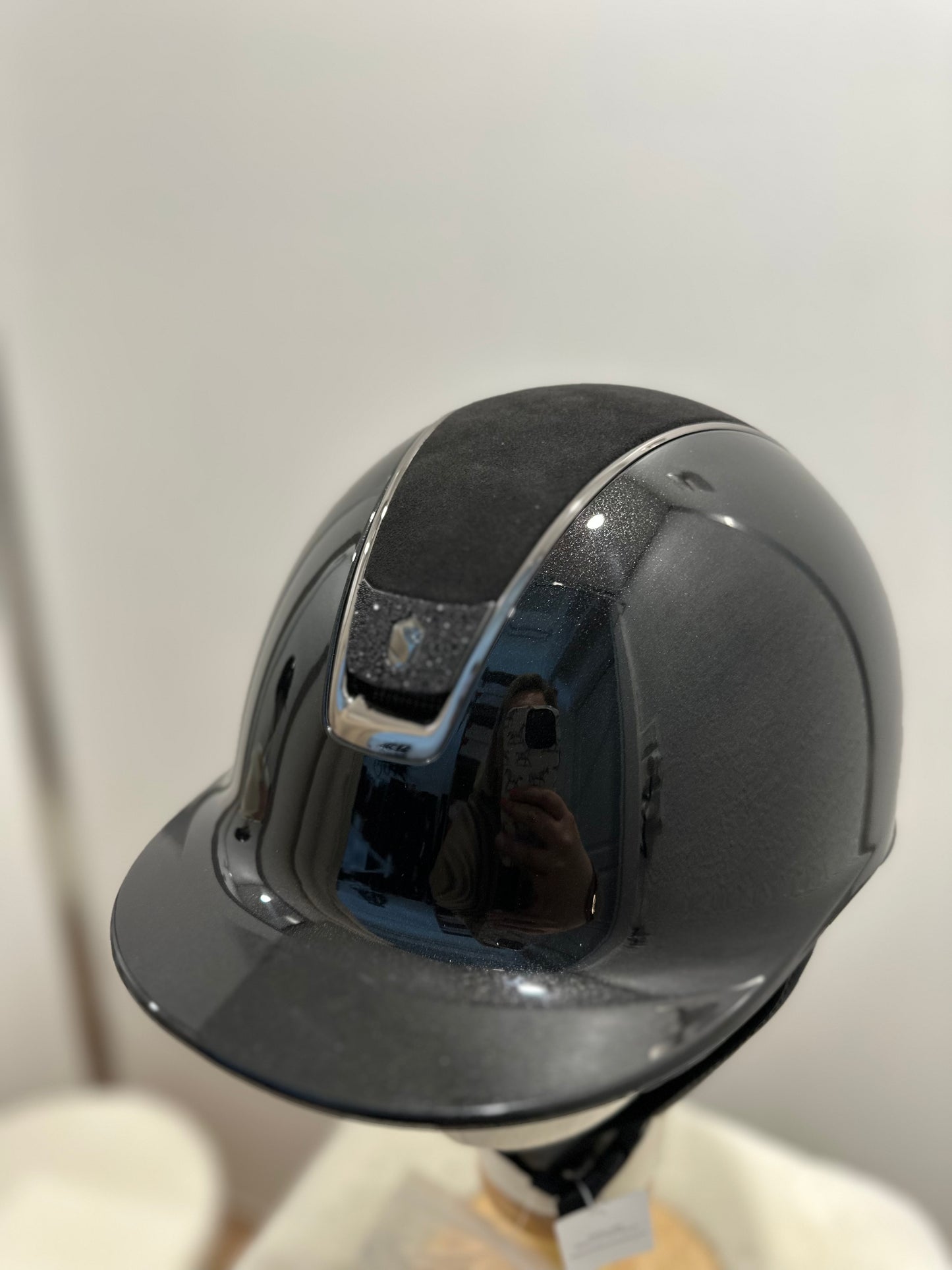 Samshield - Shadow Glossy 2.0 noir Alcantara noir blason Crystal fabric noir M