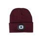 HKM - Bonnet tricoté -Honey- bordeaux – vue 2