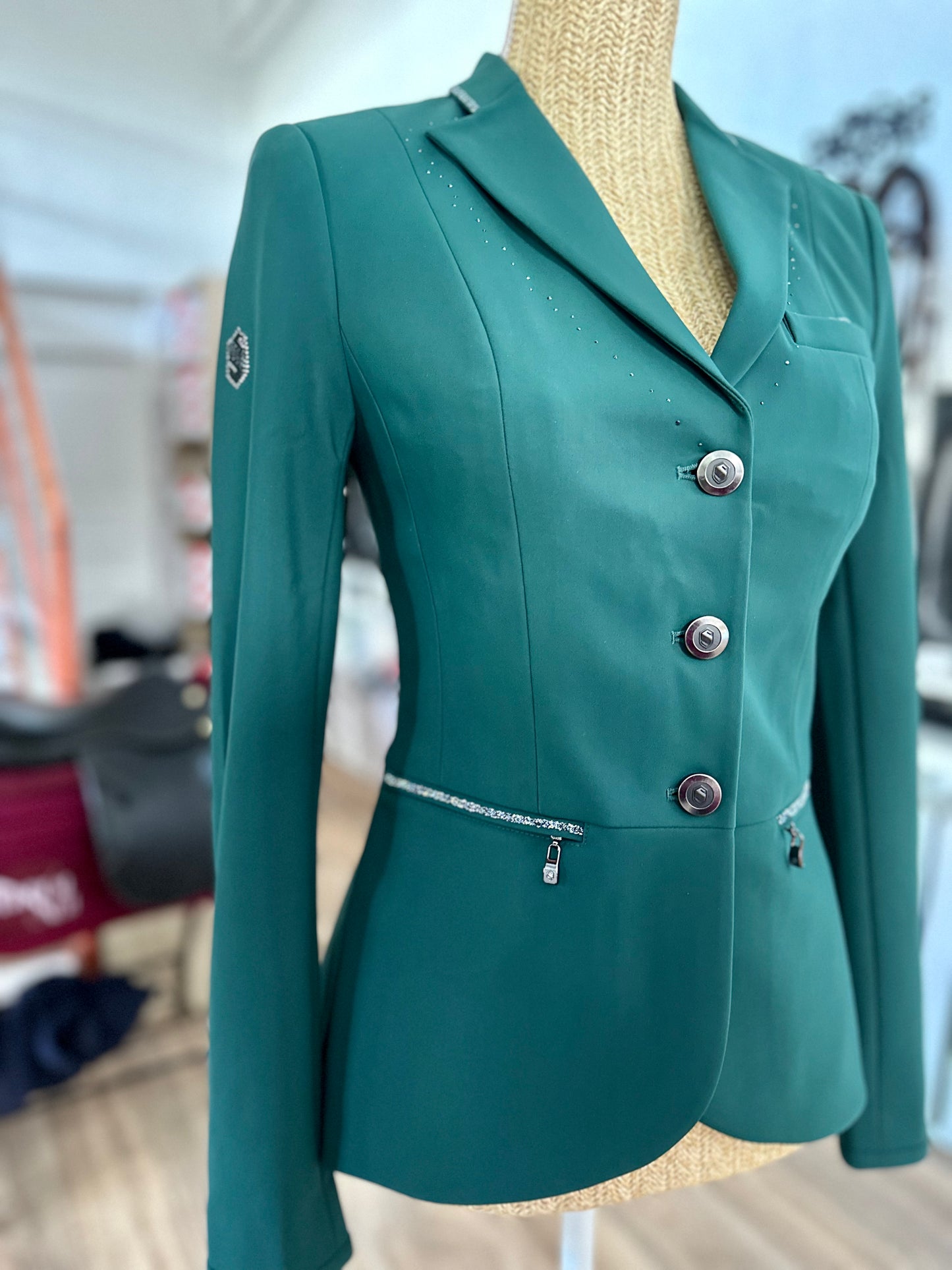 Samshield - Veste de concours Victorine Crystal Fabric Posy Green