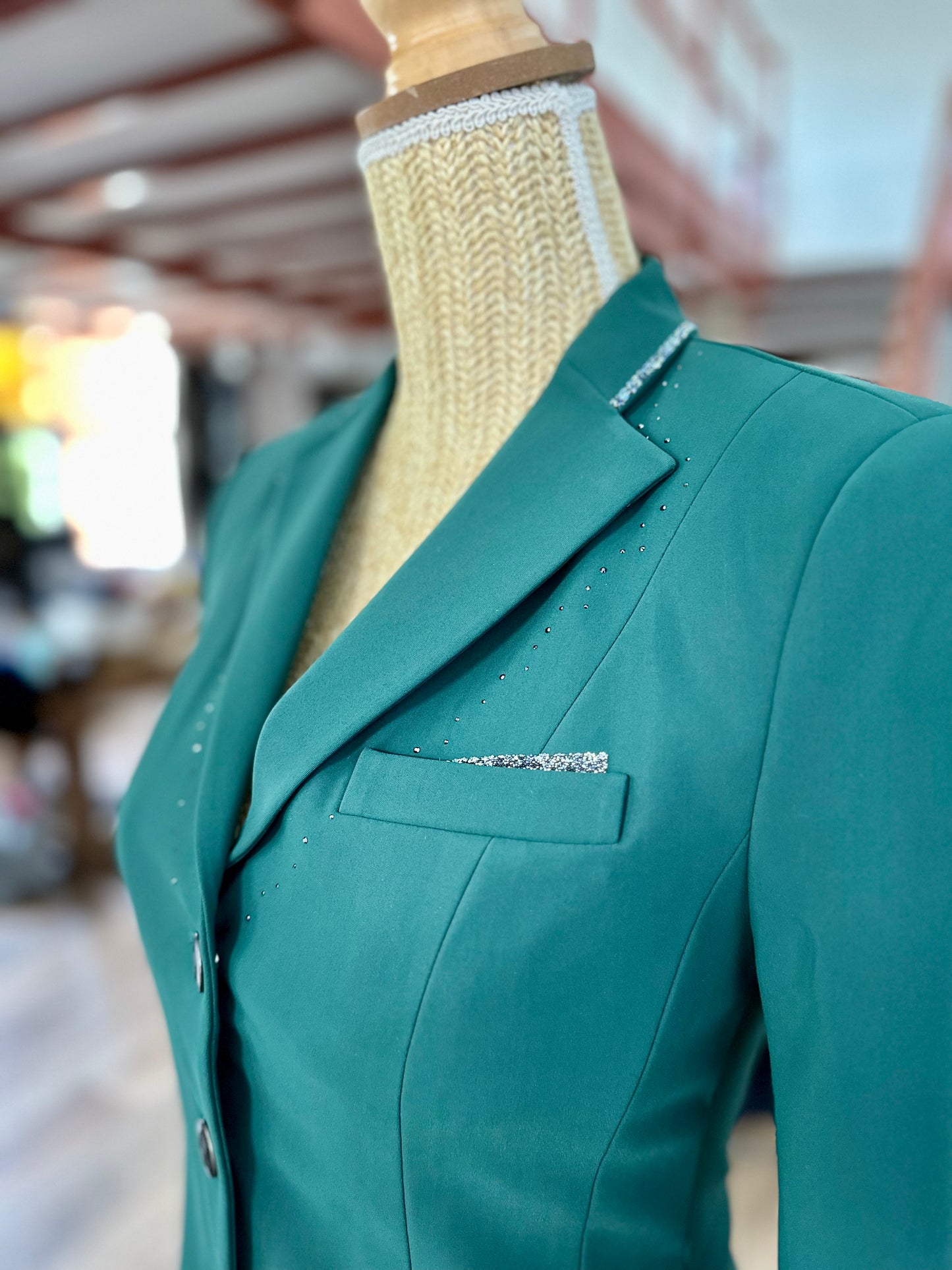 Samshield - Veste de concours Victorine Crystal Fabric Posy Green