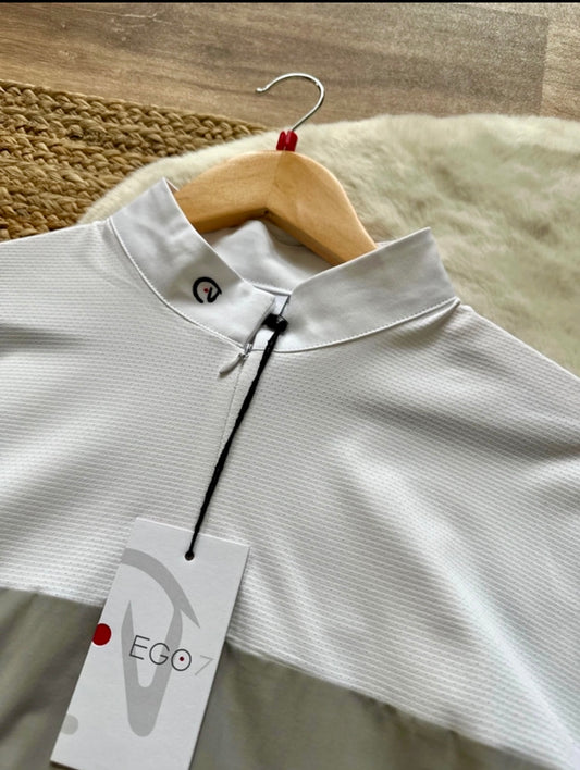 EGO7 - Haut concours mesh blanc/gris L