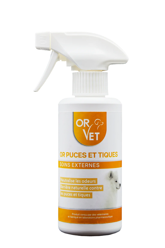 OR Vet - OR Spray anti-puces et tiques 125mL Chiens