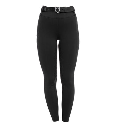 Equestro - Legging avec passants et strass
