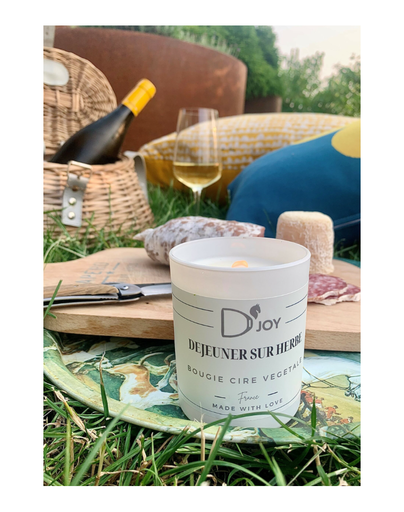 DJoy - Bougie 'Déjeuner sur l'herbe' 150g
