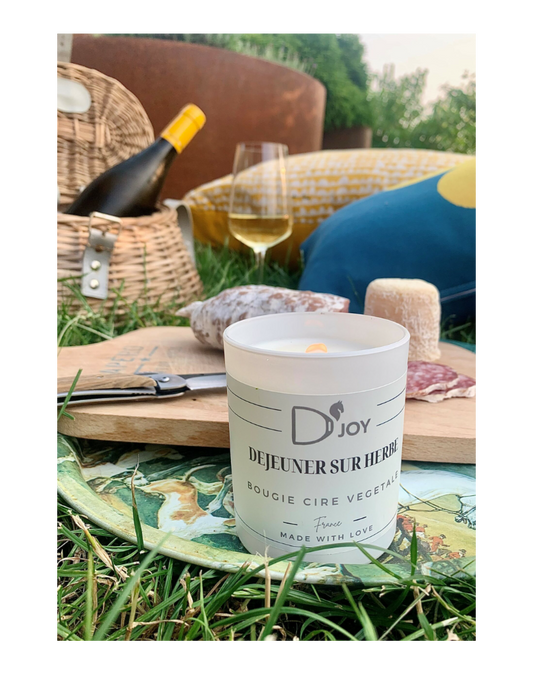 DJoy - Bougie 'Déjeuner sur l'herbe' 150g – photo produit Vertical Oxer