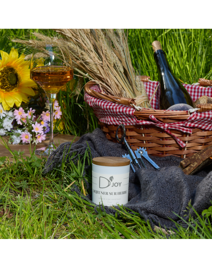 DJoy - Bougie 'Déjeuner sur l'herbe' 150g
