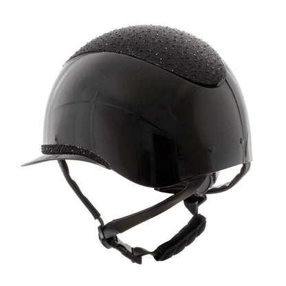 Equestro - WOMEN'S LUXURY WIDE VISOR HELMET ROWEL FITTING SIZE M (55-57 CM)