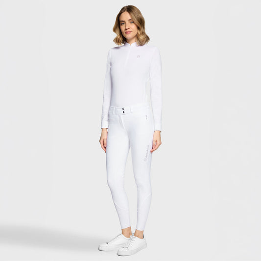Samshield - CHLOE METAL DOTS - KNEE GRIP blanc 36
