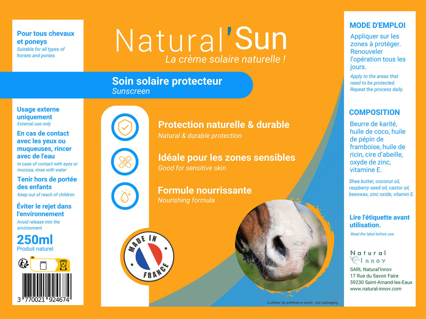 Natural Innov - Natural Sun 250mL